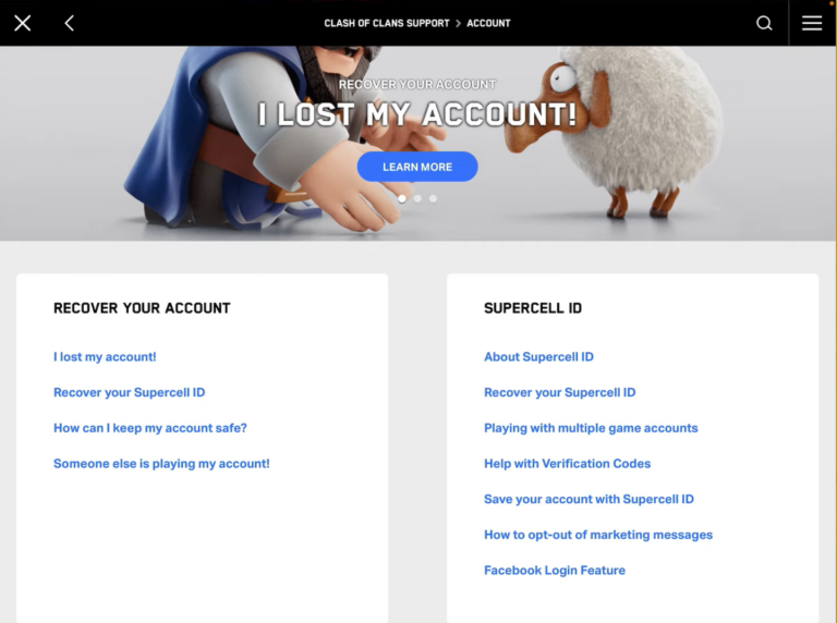 how to add account in coc using supercell id