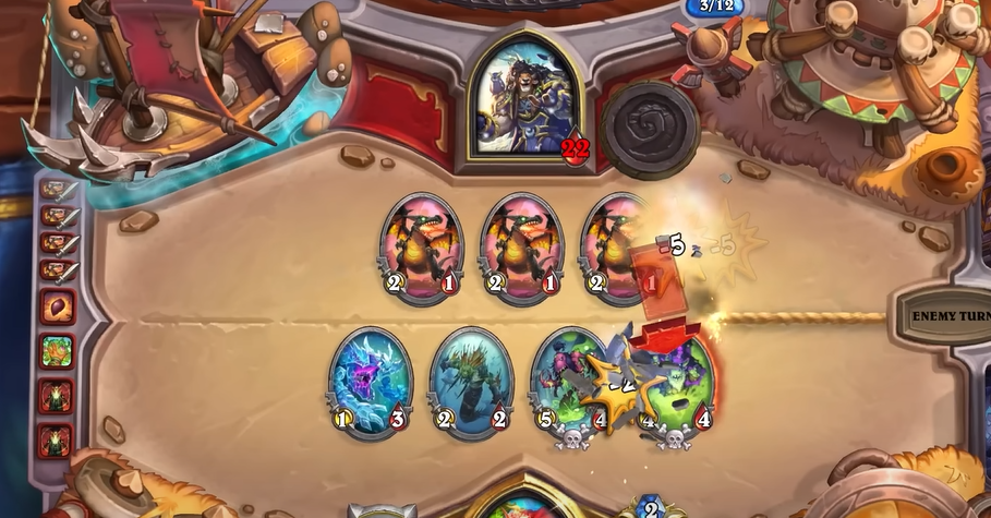 Deathrattle showing the battlefield